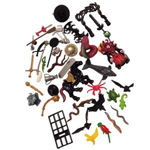 Action Figure Accessories Lot Weapons Shields Mixed Imaginext